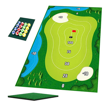 GolfZone | Gemütlichkeit und Golfvergnügen zu Hause - Abwaschbare Golfmatte für die ganze Familie
